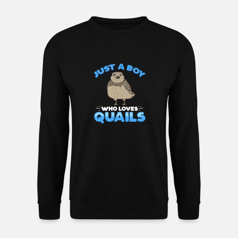 Quail Bird - Unisex Sweatshirt - black