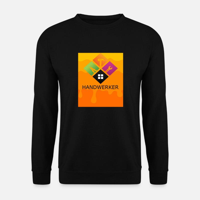 Artisan Shirt with Gradient Background - Unisex Sweatshirt - black
