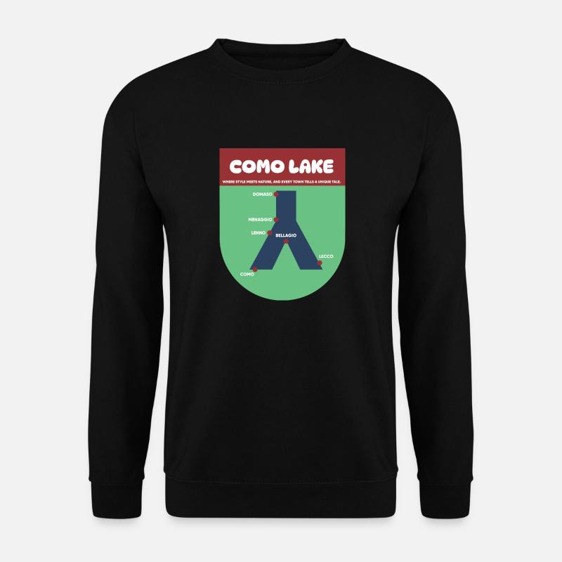 COMO LAKE - Unisex Sweatshirt - black