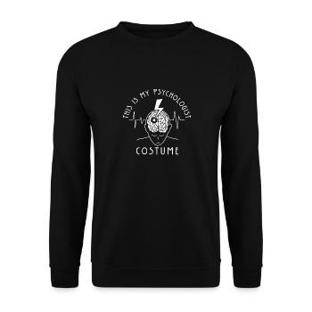 C’est ma science du costume de psychologue - Sweat-shirt Unisexe - noir - Devant - Alina (178cm) & Michal (187cm)