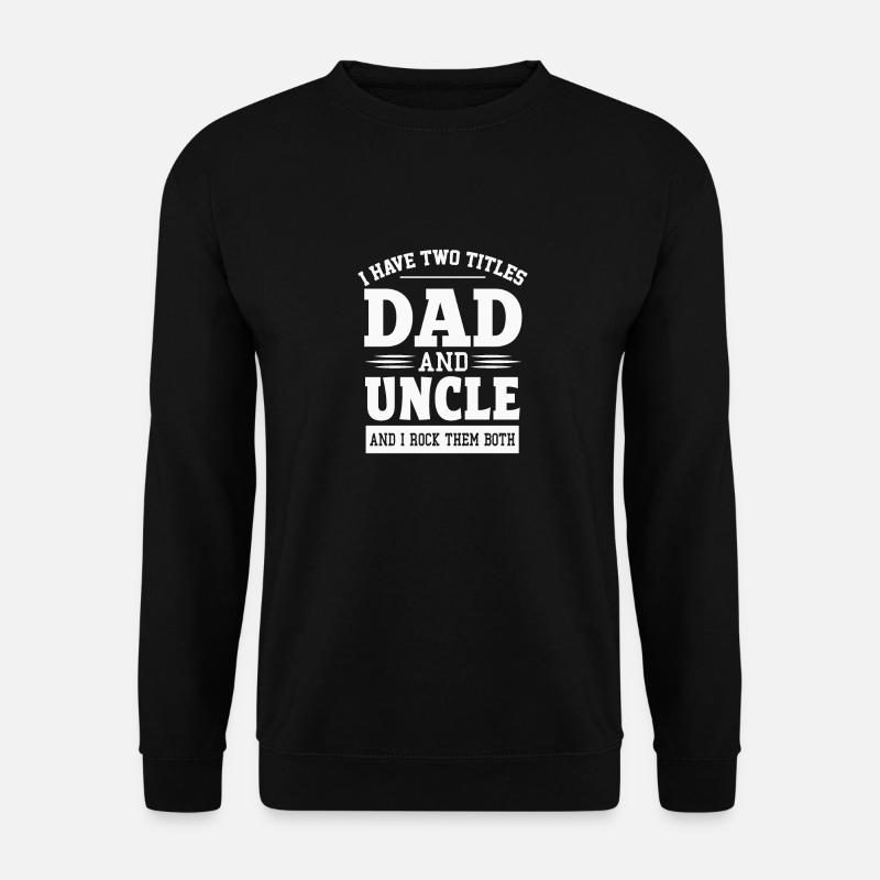 Papa - Unisex Pullover - Schwarz
