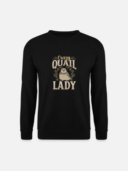 Quail Bird - Unisex Sweatshirt - black