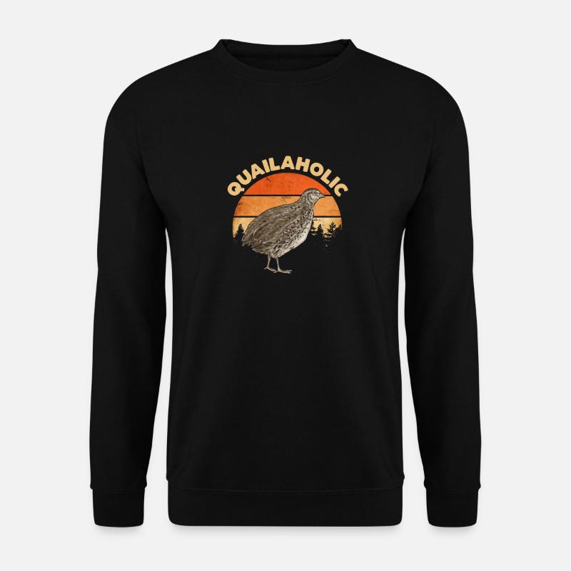 Quail Bird - Unisex Sweatshirt - black