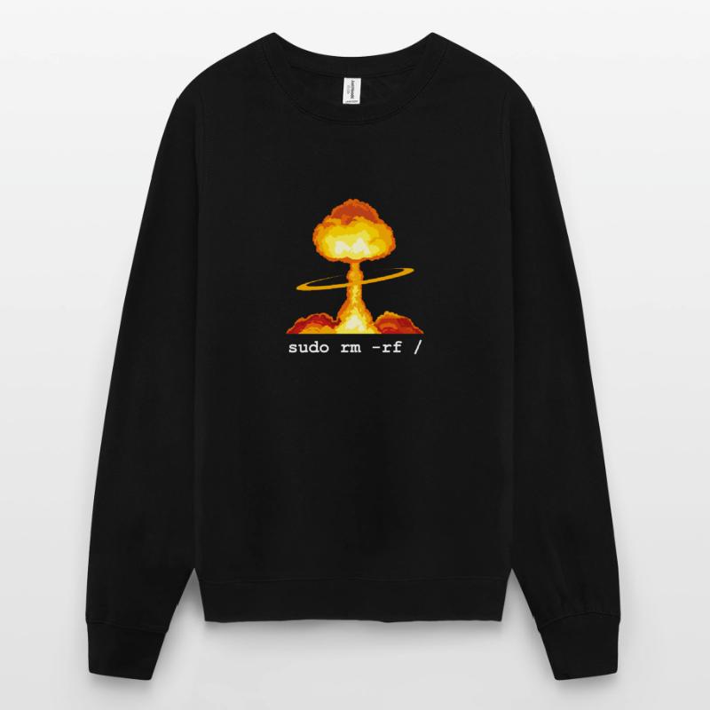 Linux Funny Linux Command Sudo RM RF pour Homme Sweat-shirt Unisexe