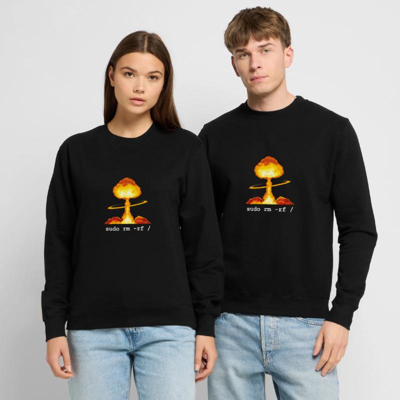 Linux Funny Linux Command Sudo RM RF pour Homme Sweat-shirt Unisexe