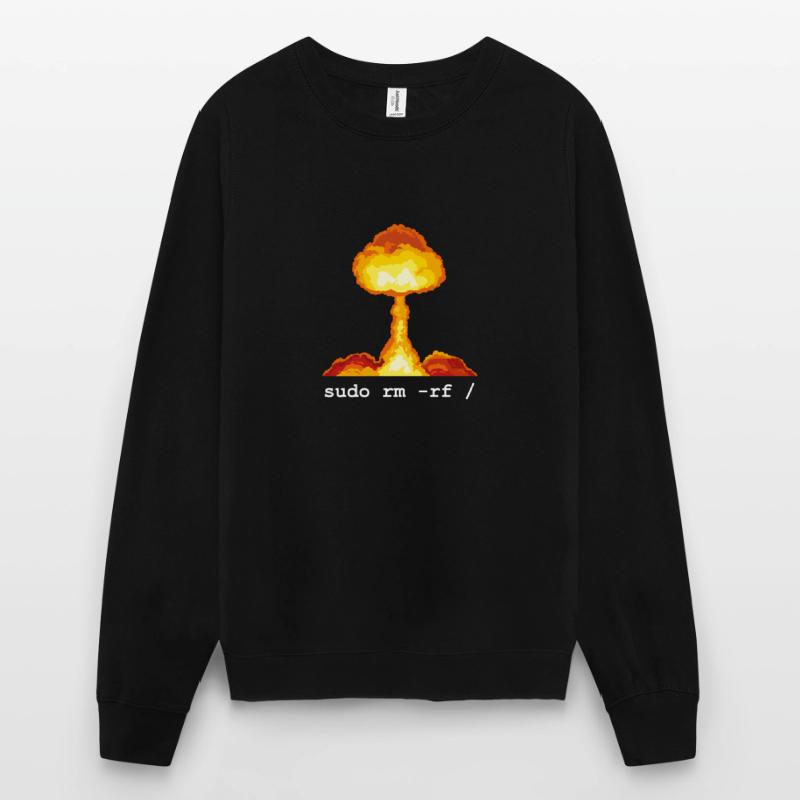 Linux Funny Linux Command Sudo RM RF pour Homme Sweat-shirt Unisexe