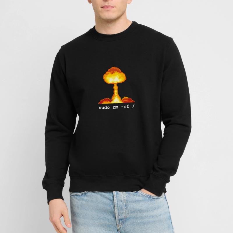 Linux Funny Linux Command Sudo RM RF pour Homme Sweat-shirt Unisexe