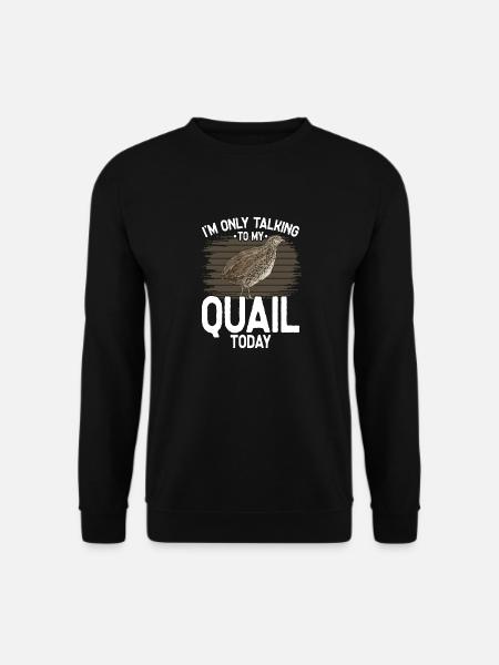 Oiseau de caille - Sweat-shirt Unisexe - noir