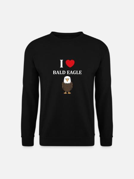 Citation humour Oiseau aigle - Sweat-shirt Unisexe - noir