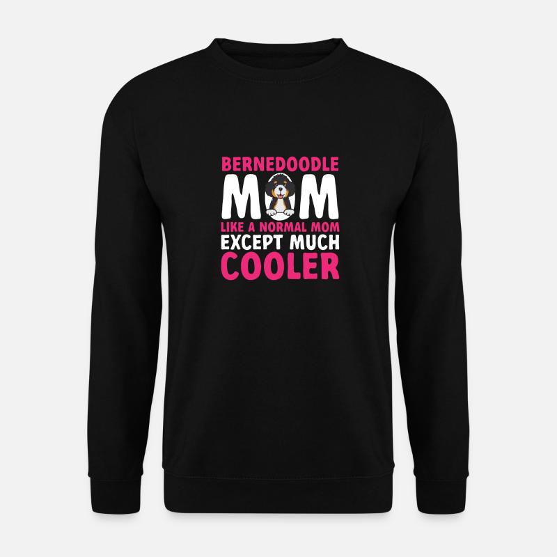 Bernedoodle Hund - Unisex Pullover - Schwarz