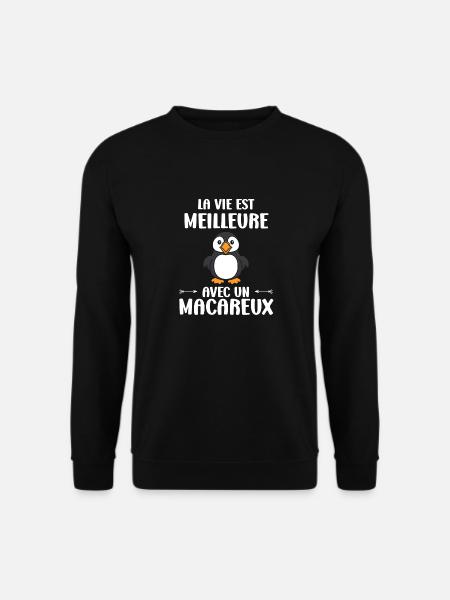 macareux - Sweat-shirt Unisexe - noir