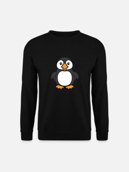 puffin - Unisex Sweatshirt - black