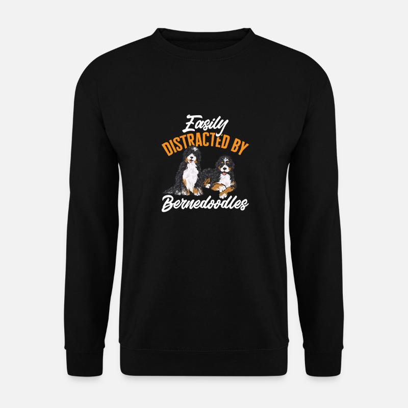 Chien Bernedoodle - Sweat-shirt Unisexe - noir
