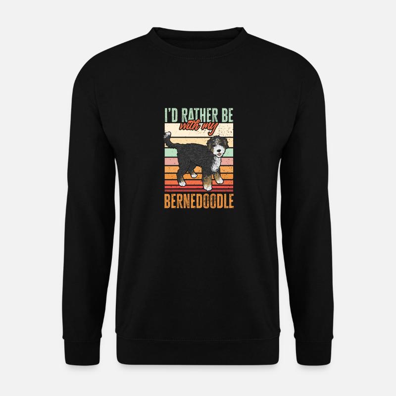 Chien Bernedoodle - Sweat-shirt Unisexe - noir