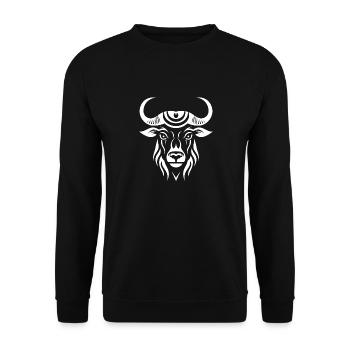 Dahu - Sweat-shirt Unisexe - noir - Devant - Alina (178cm) & Michal (187cm)