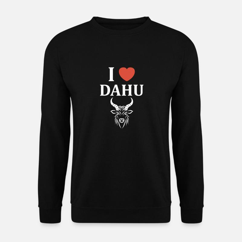 Dahu - Unisex Pullover - Schwarz