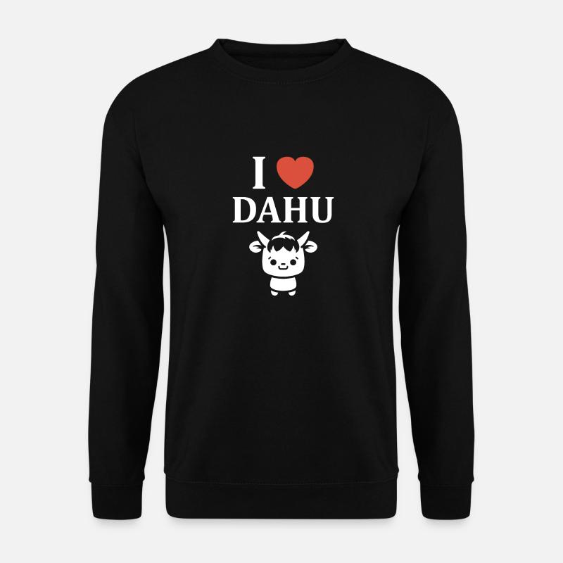 Dahu - Unisex Pullover - Schwarz