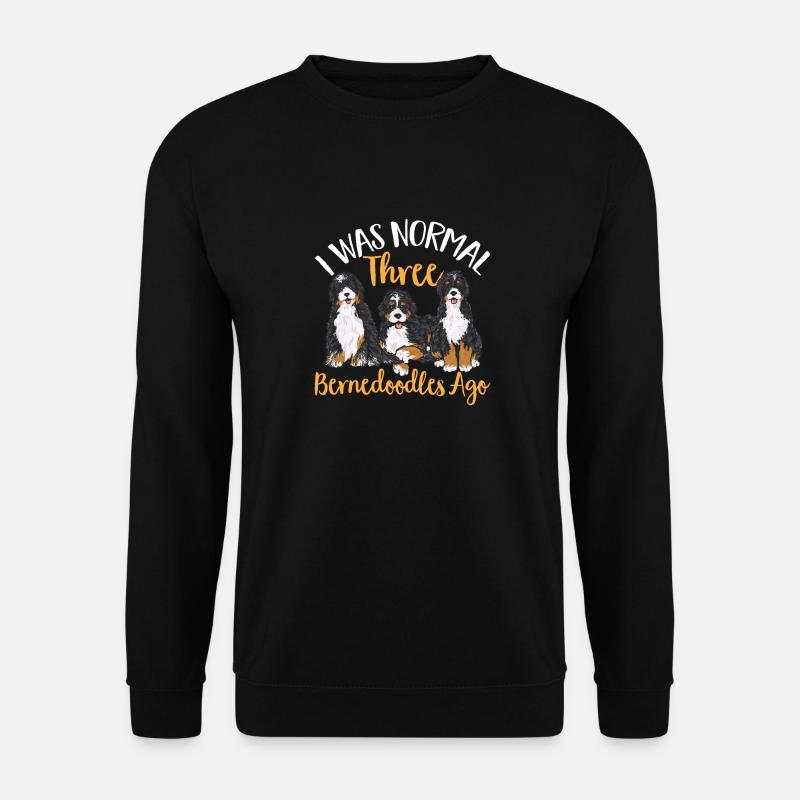 Bernedoodle Dog - Unisex Sweatshirt - black