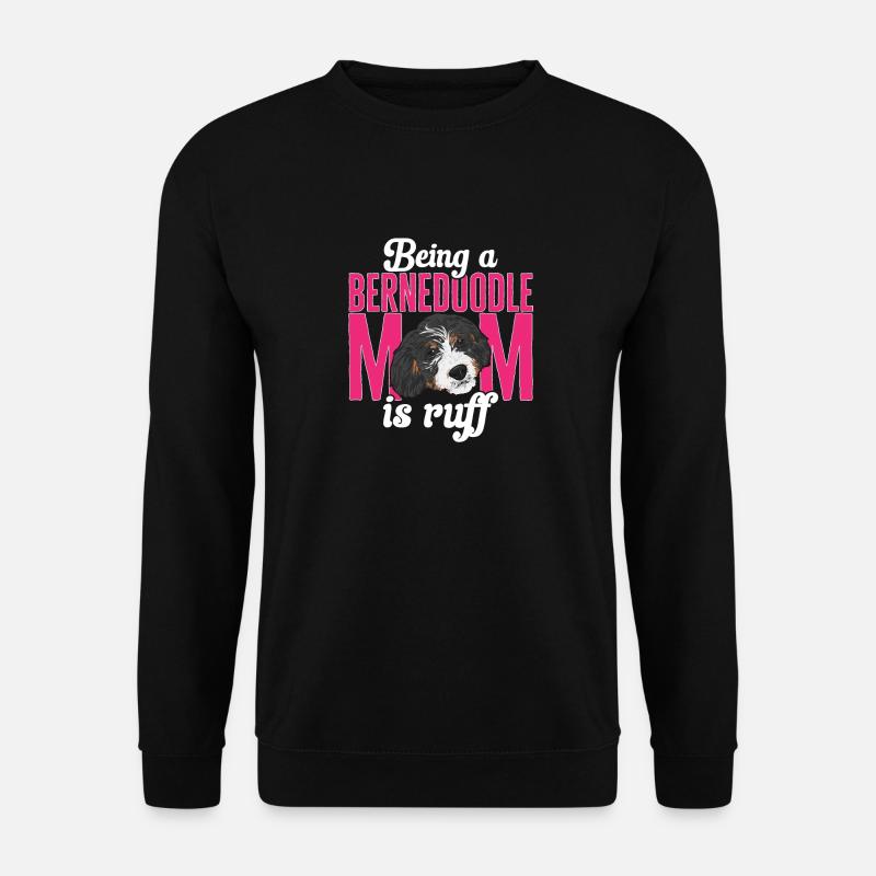 Bernedoodle Dog - Unisex Sweatshirt - black