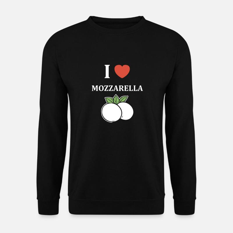 Humour mozzarella - Sweat-shirt Unisexe - noir