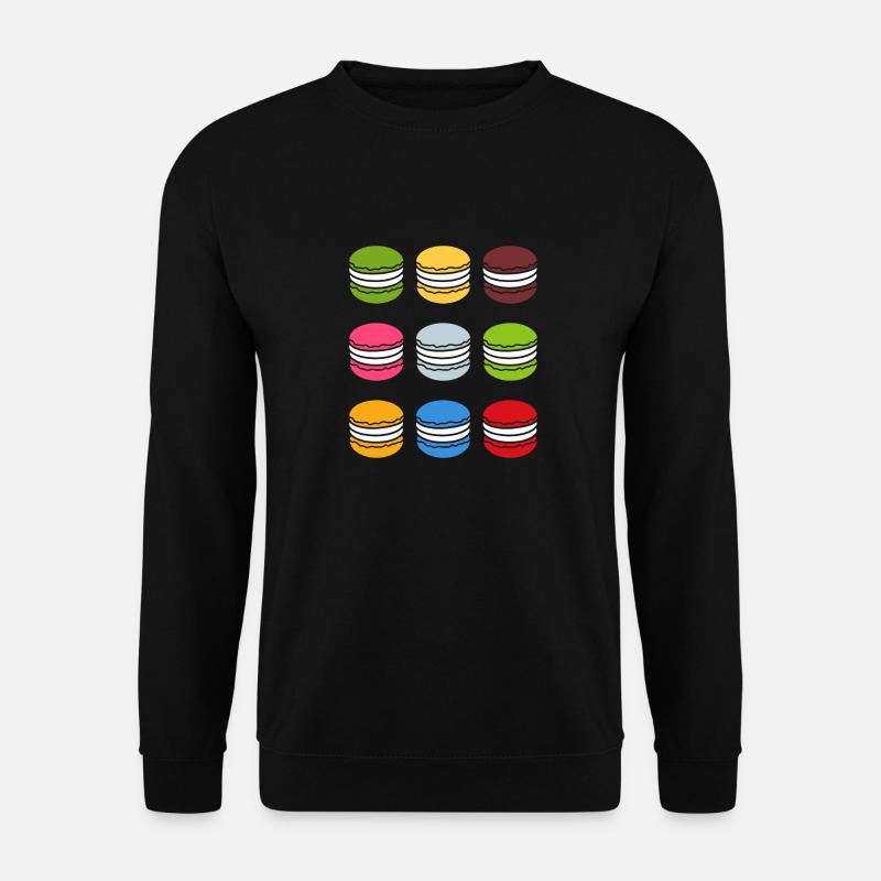 Macarons - Unisex Pullover - Schwarz