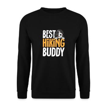 Chien Bernedoodle - Sweat-shirt Unisexe - noir - Devant - Alina (178cm) & Michal (187cm)