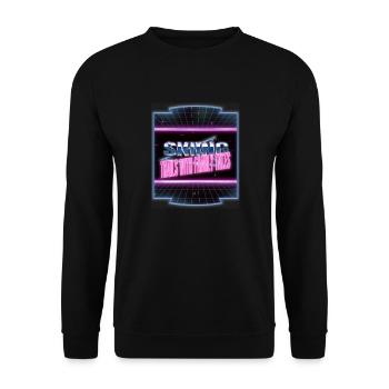 Ski Événements Humour cool Cadeau d’anniversaire Anniversaire - Sweat-shirt Unisexe - noir - Devant - Alina (178cm) & Michal (187cm)