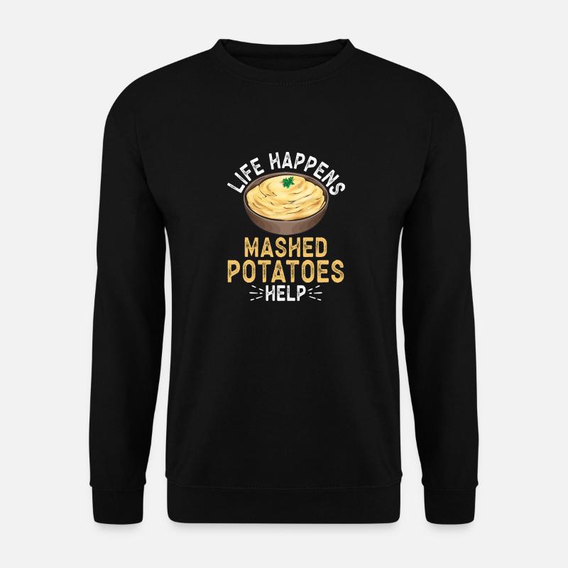 Mashed potatoes Mashed potatoes - Unisex Sweatshirt - black