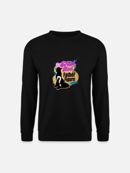 it's not a dad bod its a father figure - Unisex Sweatshirt - black