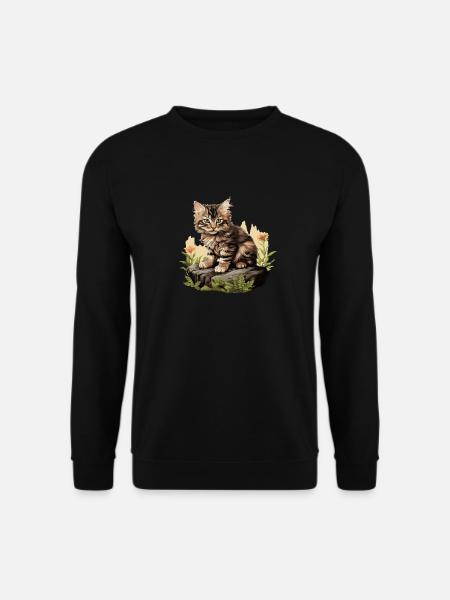 Cat Cats American Bobtail - Unisex Sweatshirt - black