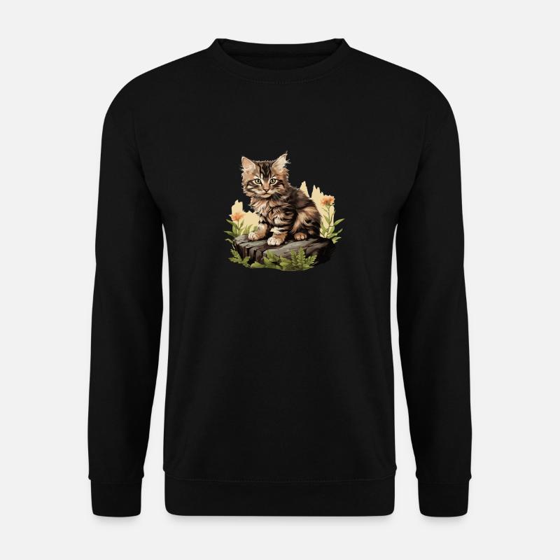 Cat Cats American Bobtail - Unisex Sweatshirt - black