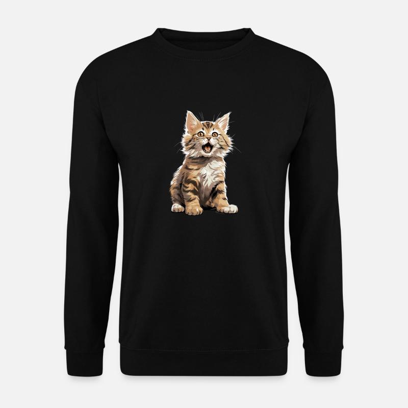 Cat Cats American Bobtail - Unisex Sweatshirt - black