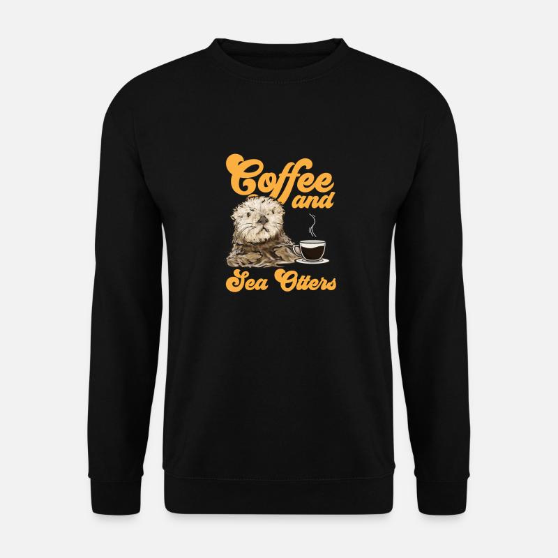 Seeotter - Unisex Pullover - Schwarz