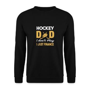 Papa - Sweat-shirt Unisexe - noir - Devant - Alina (178cm) & Michal (187cm)