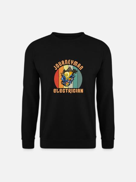 Journeyman Electrician Elektriker Lichttechniker - Unisex Pullover - Schwarz