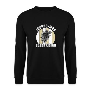 Compagnon électricien Électricien Technicien en éclairage - Sweat-shirt Unisexe - noir - Devant - Alina (178cm) & Michal (187cm)