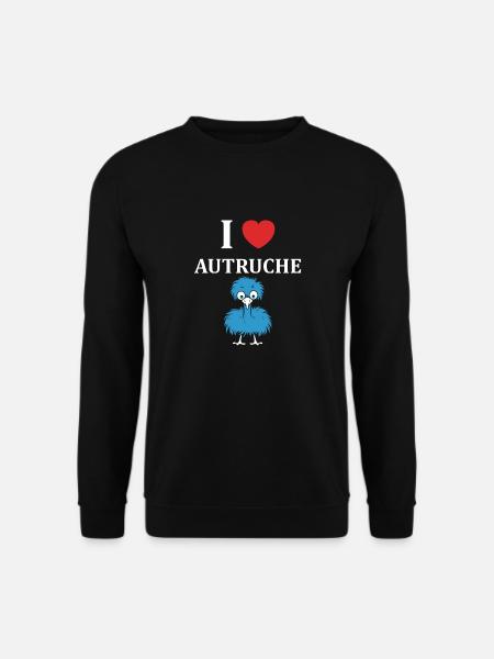 Humour autruche - Sweat-shirt Unisexe - noir