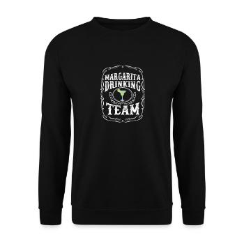 Margarita Drinking Team Cocktail Alkohol gemischt - Unisex Pullover - Schwarz - Vorne - Alina (178cm) & Michal (187cm)