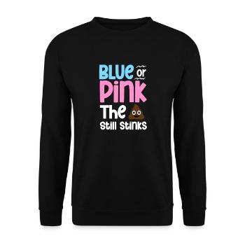 Annonce de bébé sexe révéler drôle fête de bébé - Sweat-shirt Unisexe - noir - Devant - Alina (178cm) & Michal (187cm)