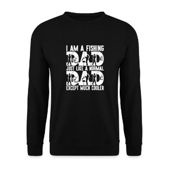 fisch, fisch, angeln, see, meer, angeln, fauna, exotisch - Unisex Pullover - Schwarz - Vorne - Alina (178cm) & Michal (187cm)