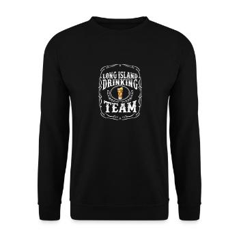 Long Island Eistee trinken Team Alkoholisch Gemischt - Unisex Pullover - Schwarz - Vorne - Alina (178cm) & Michal (187cm)