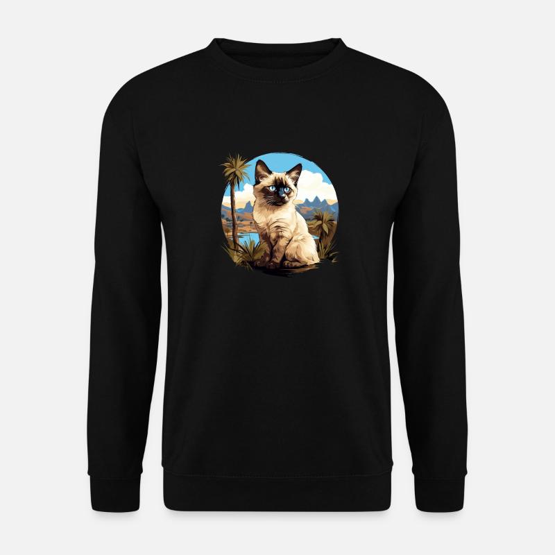 Balinese Cat Balinesenkatze - Unisex Sweatshirt - black