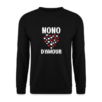Nono - Sweat-shirt Unisexe - noir - Devant - Alina (178cm) & Michal (187cm)