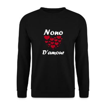 Nono - Sweat-shirt Unisexe - noir - Devant - Alina (178cm) & Michal (187cm)