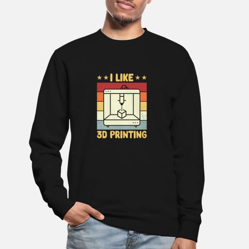 3D Printer 3D Printing Unisex Sweatshirt