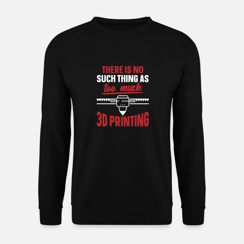3D Printer 3D Printing - Unisex Sweatshirt - black