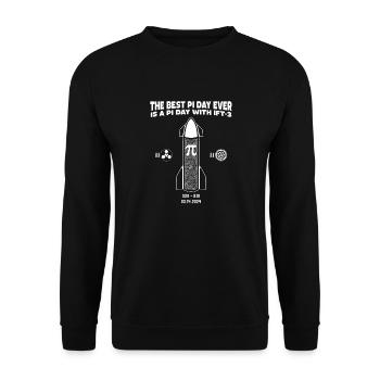 The Best Pi Day Ever is a Pi Day w/ IFT-3 of - Unisex Sweatshirt - black - Front - Alina (178cm) & Michal (187cm)