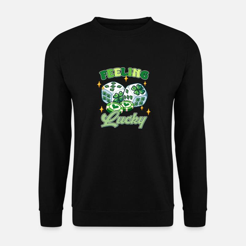 Glücksgefühl am St. Patricks Day - Unisex Pullover - Schwarz