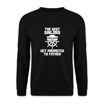 Segelschiff Segeln Segelsport Segler Segelboot - Unisex Pullover - Schwarz - Vorne - Alina (178cm) & Michal (187cm)