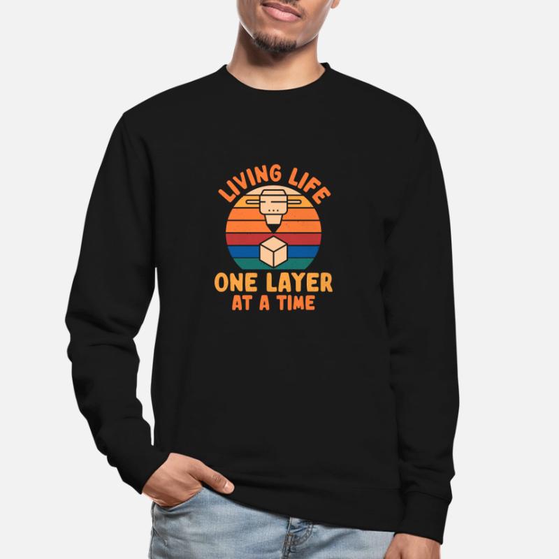 3D Printer 3D Printing Unisex Sweatshirt